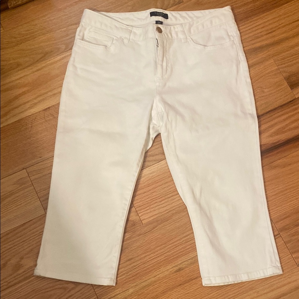 Chaps White  Capri Jeans
